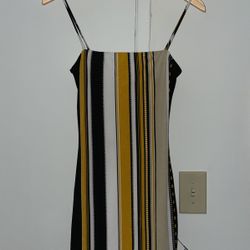Yellow And Black Dress