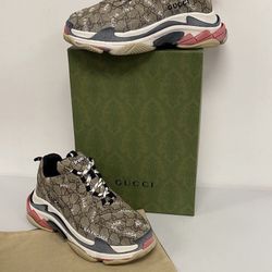 balenciaga x gucci triple S sneakers 