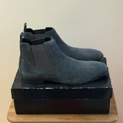 NAVY BLUE-CLASSIC-CHELSEA-BOOTS