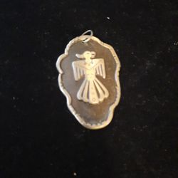 Bell Nickel Silver Thunderbird Charm