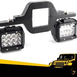 Universal Tow Hitch Receiver Light Bar Mount Bracket ,LED Work Light Towing Hitch Mounts for Truck SUV Trailer RV