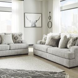 Mercado Pewter Living Room Set

