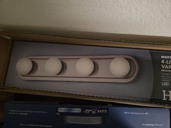 2ea Brushed Nickel Vanity Light Bar