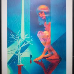 James Jean “Retroflect” Blade Runner 2049 Limited Edition Giclée Print 1521/1739 — Signed & Numbered, Holographic, Unframed