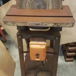Delta Milwaukee 12" Disc Sander Grinder With Original Metal Stand 3 Phase