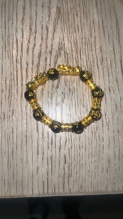 24k Dragon Head bracelet