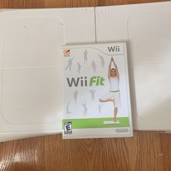 Wii Fit And Board
