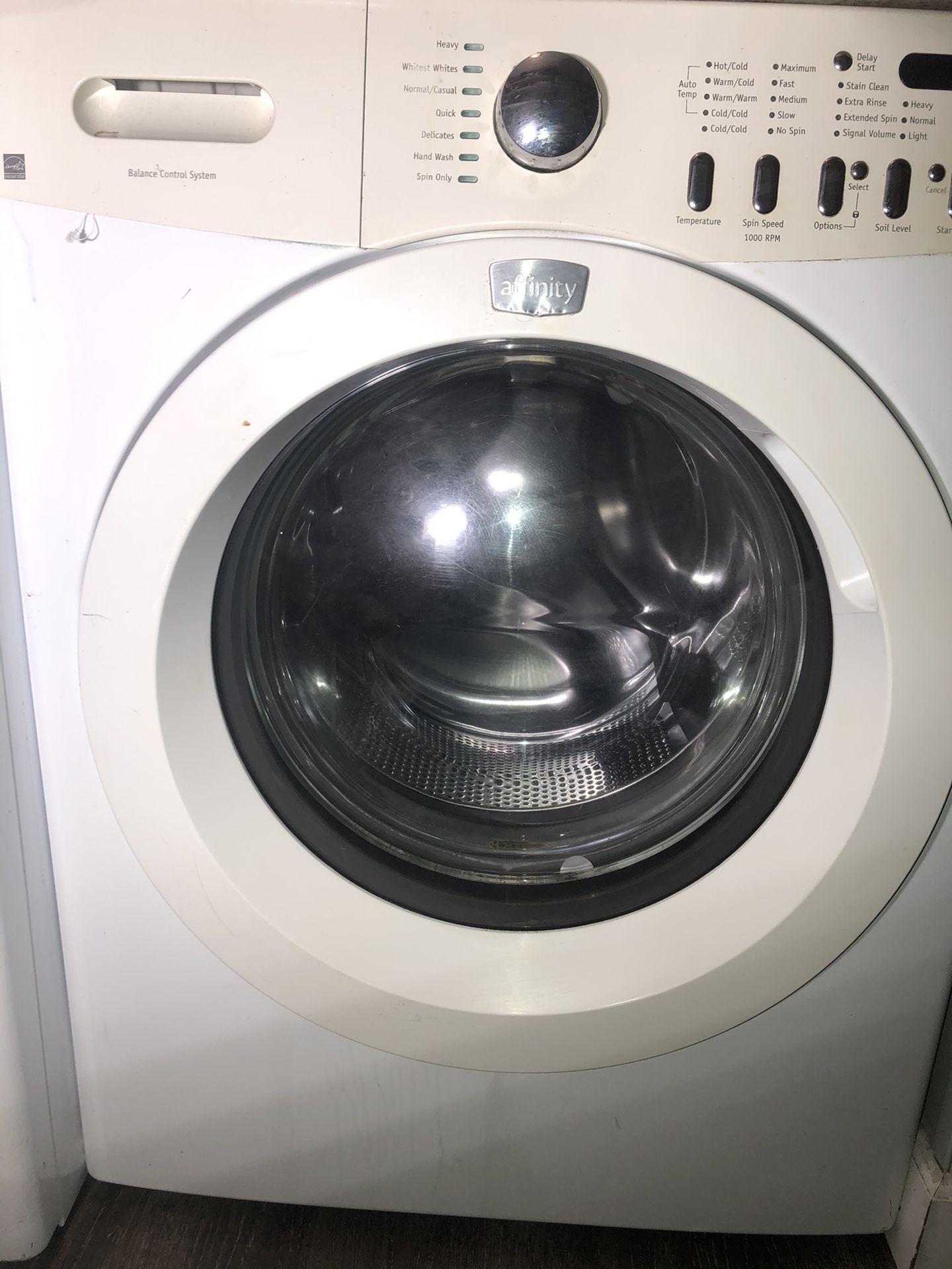 Washer and dryer