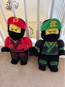 Ninjago Kai and Lloyd pillow pals