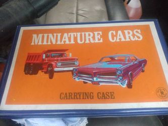 1966 Miniature Cars With Carrying Case