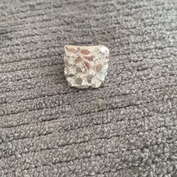 Silver Nugget Ring