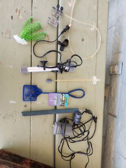 Random aquarium accessories