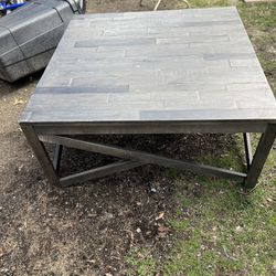 Wood Coffee Table For Outside Or In