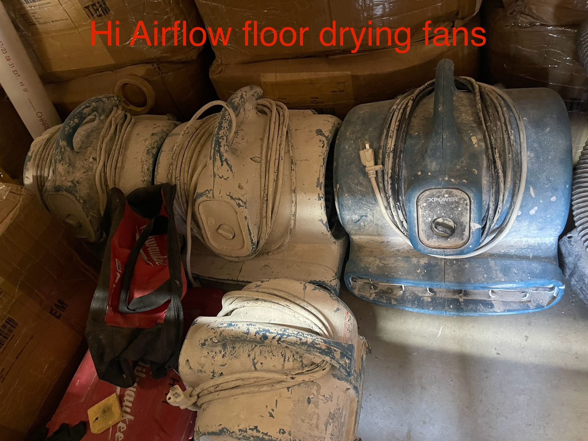High Flow Floor Fans
