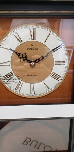 Bulova Whitmore B7650 Chiming Mantel Clock