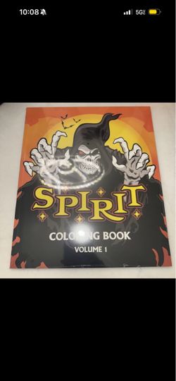 Spirit Halloween Store Exclusive  Spooky Coloring Book Volume 1- Sealed NEW