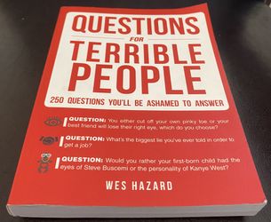 Questions For Terrible People -Book 