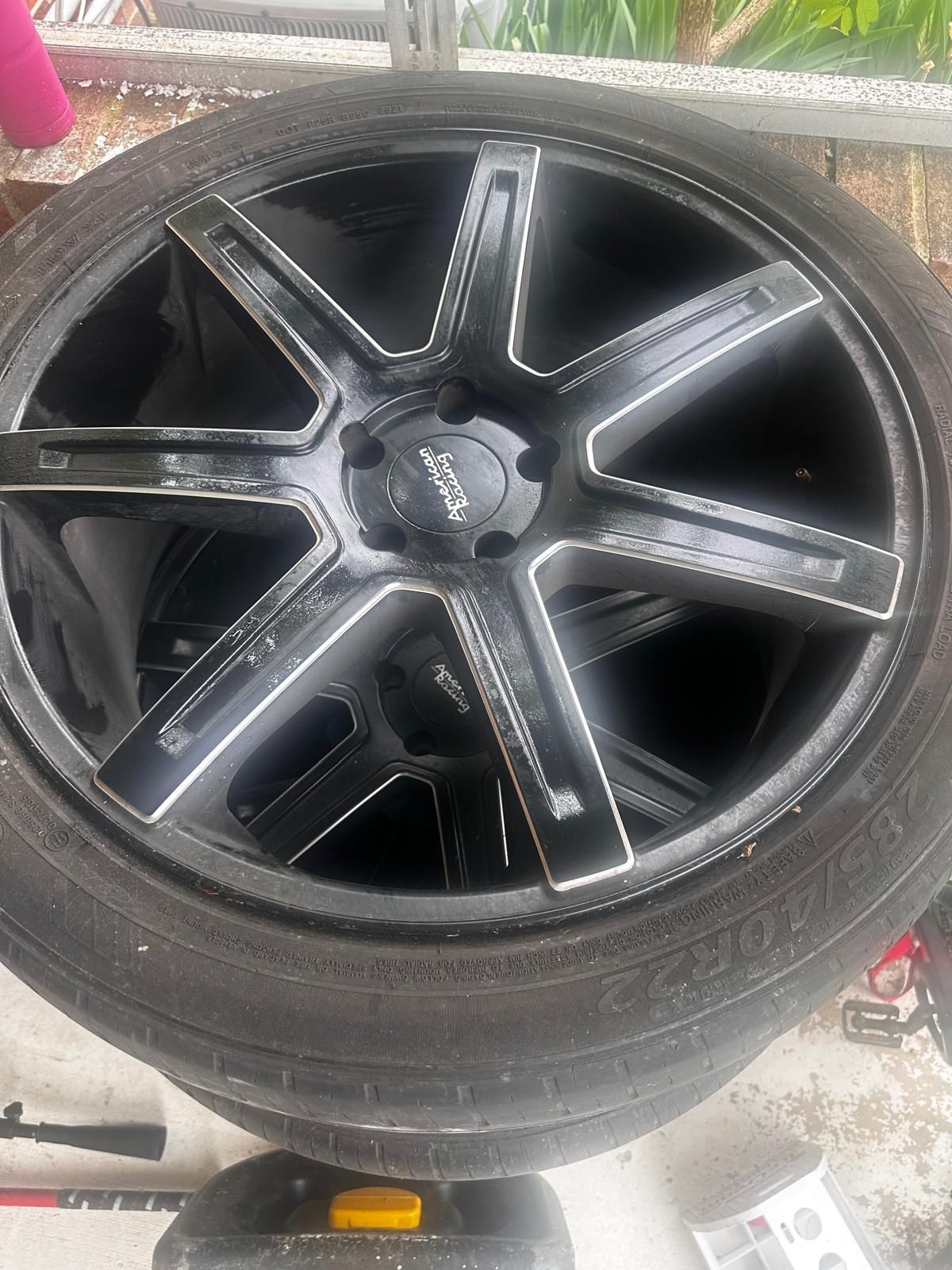 American Racing Rim 22” Black Satin