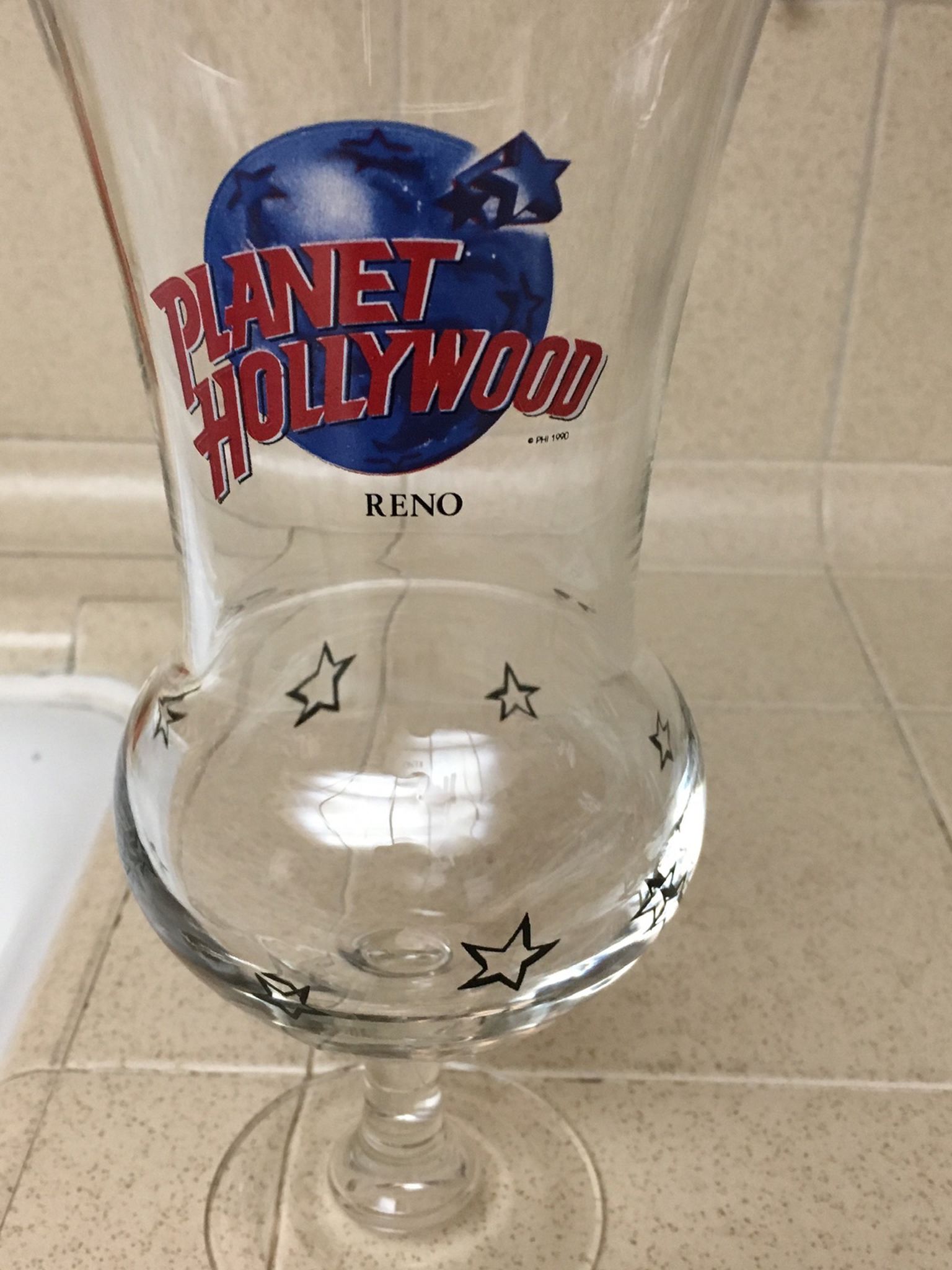 Cocktail Glass From Planet Hollywood From The 70’s