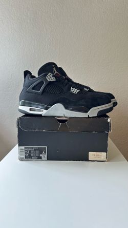 Nike Air Jordan 4s Black Canvas