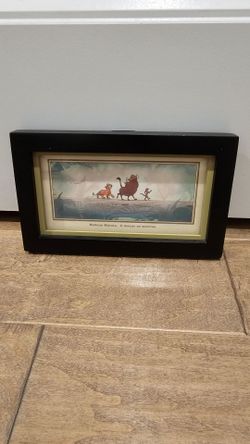 Hallmark Disney The Lion King "Hakuna Matata" Small Framed Art Print