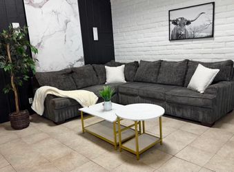 Gray Sectional Couch- Free Delivery