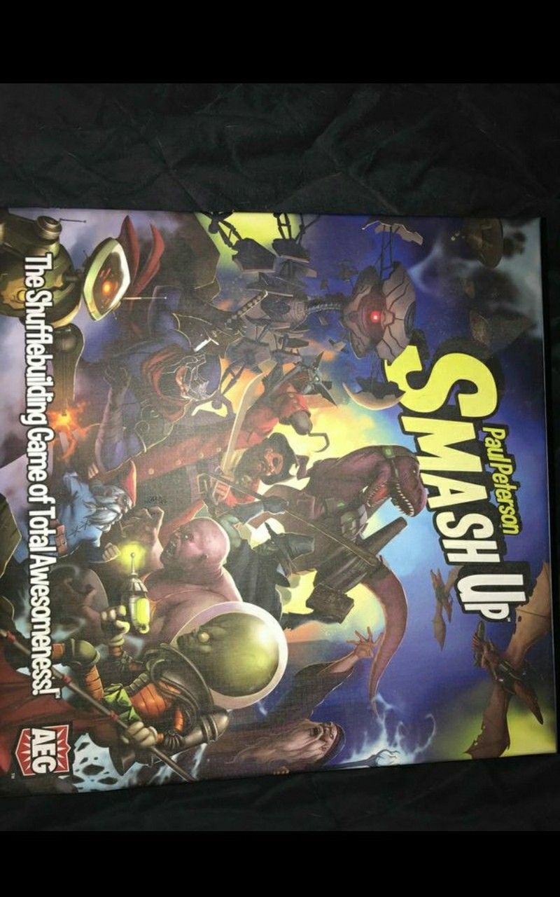 Smash up board game.