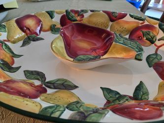 Clay Art 2 PC Chip&Dip Tray/Platter