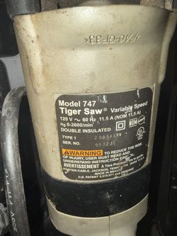 Porter-Cable Model 747 Tiger Saw®