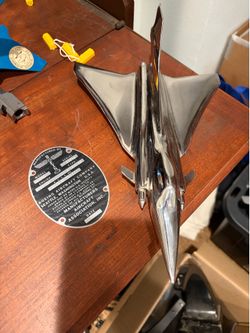 Mid century desktop aircraft airplane model vintage rare