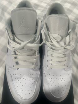 Air Jordan 1 Low White Size 13 553558-136
