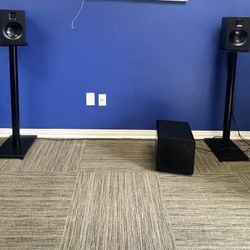 Kanto Speakers Powered & Subwoofer
