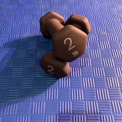 2 Lbs. Neoprene Dumbbell Set 