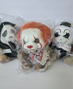 Spirit Halloween set of 3 Teddy terrors