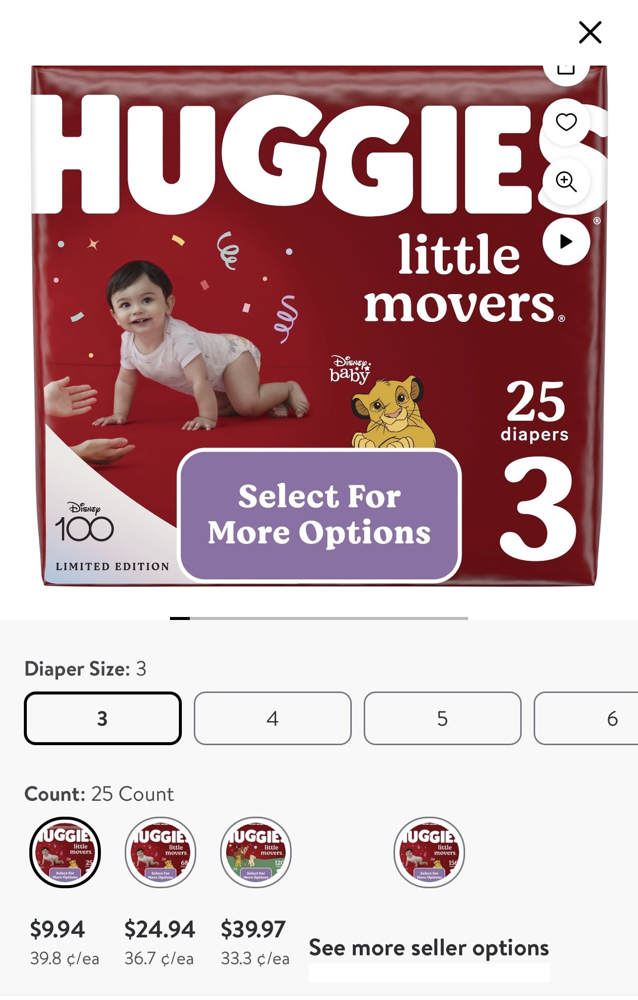 Huggies Diapers Size 3