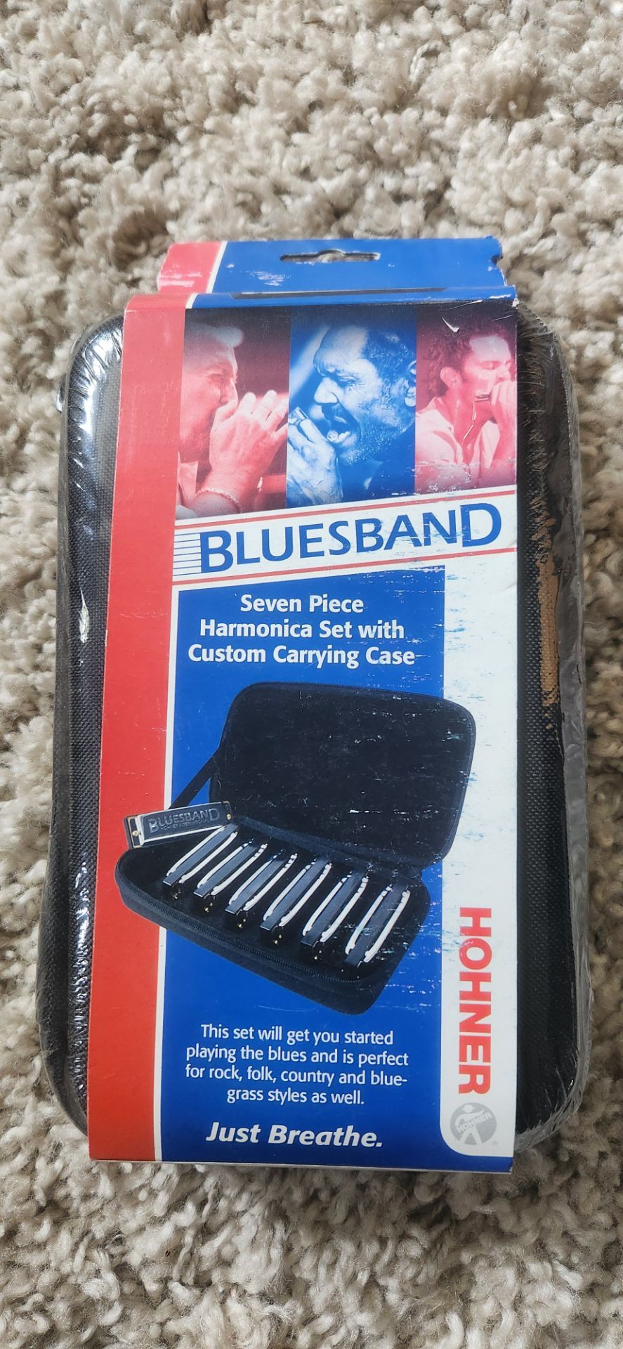 Hohner Bluesband 7 Piece Harmonica Set
