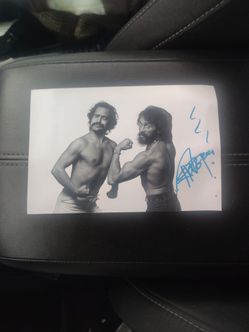 Cheech and Chong original autographed picture