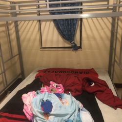 1 Twin Loft Bed And 1 Queen Air Mattress