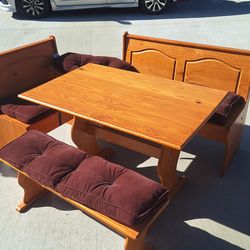 Kitchen Corner Table + Cushions