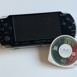 Sony PSP-2001 PlayStation Portable Console Black UNTESTED NO BATTERY USED DAMAGE