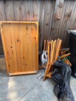 Free table & 4 chairs Ikea Jokkmokk in North Upland
