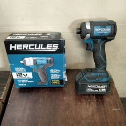 Hercules 12 V Impact & 20v Drill Impact With 5 Ah Lithium Battery 