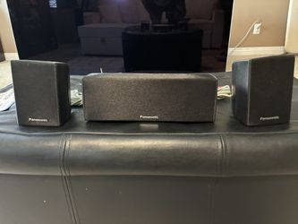 Panasonic Home Theater Speakers – Center + 2 Surround (SB-HC200 / SB-HS470)