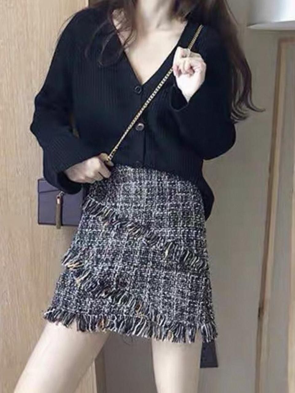 Mini Black Skirt