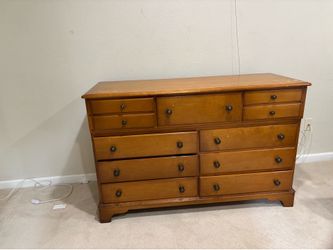 Solid wood dresser 54”