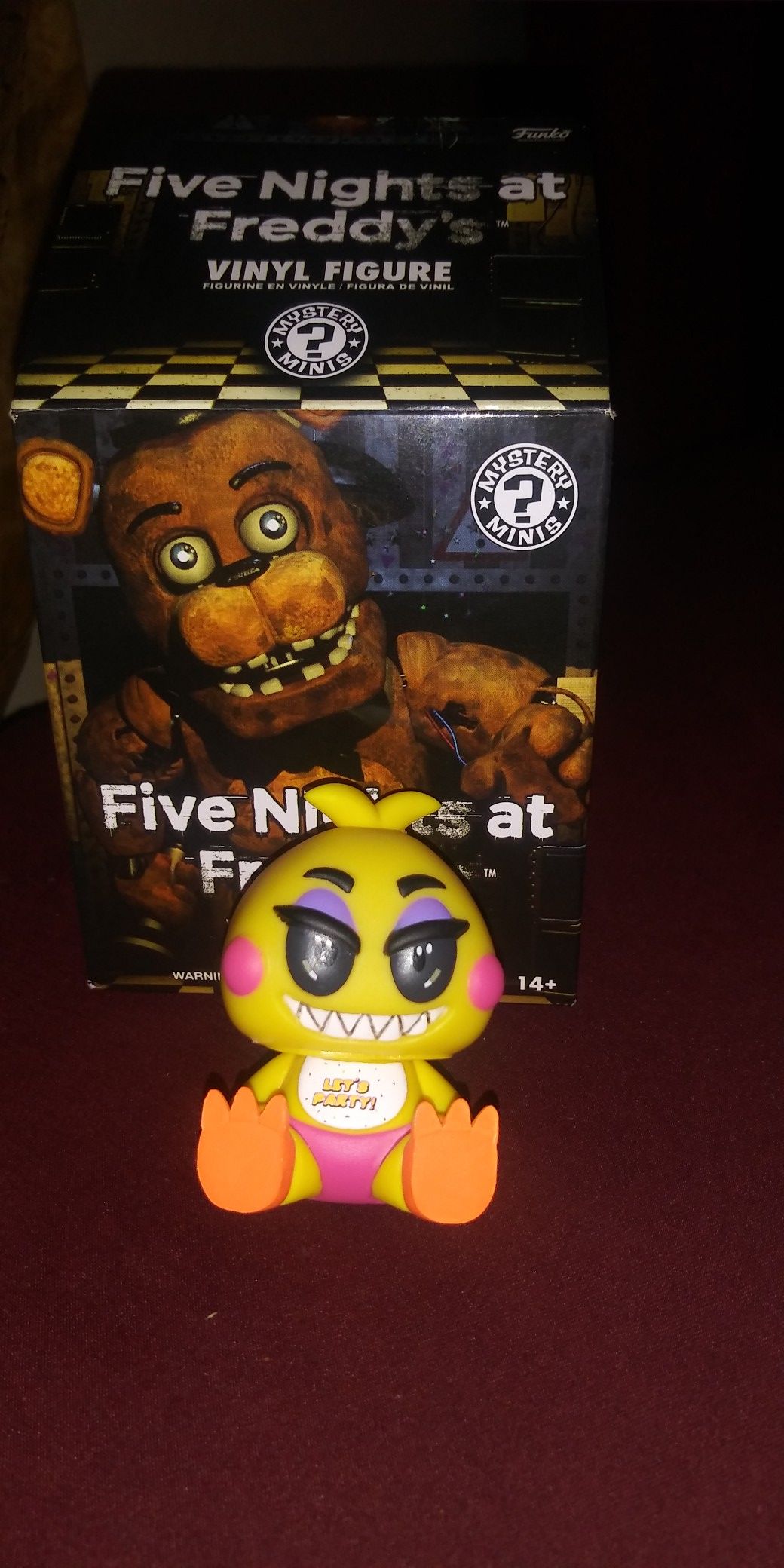 Funko Five Nights at Freddy's Mystery Minis Toy Chica 1/36 Rare Mystery Minifigure