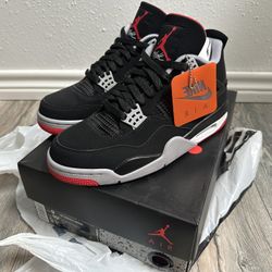 Jordan 4 Retro OG Bred 2019 - Size 9