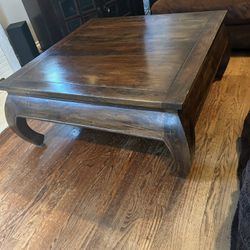 Square Wood Coffee table 