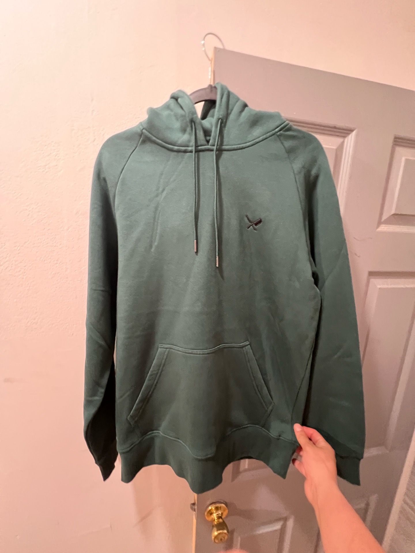 Distorted People Pine Green Hoodie