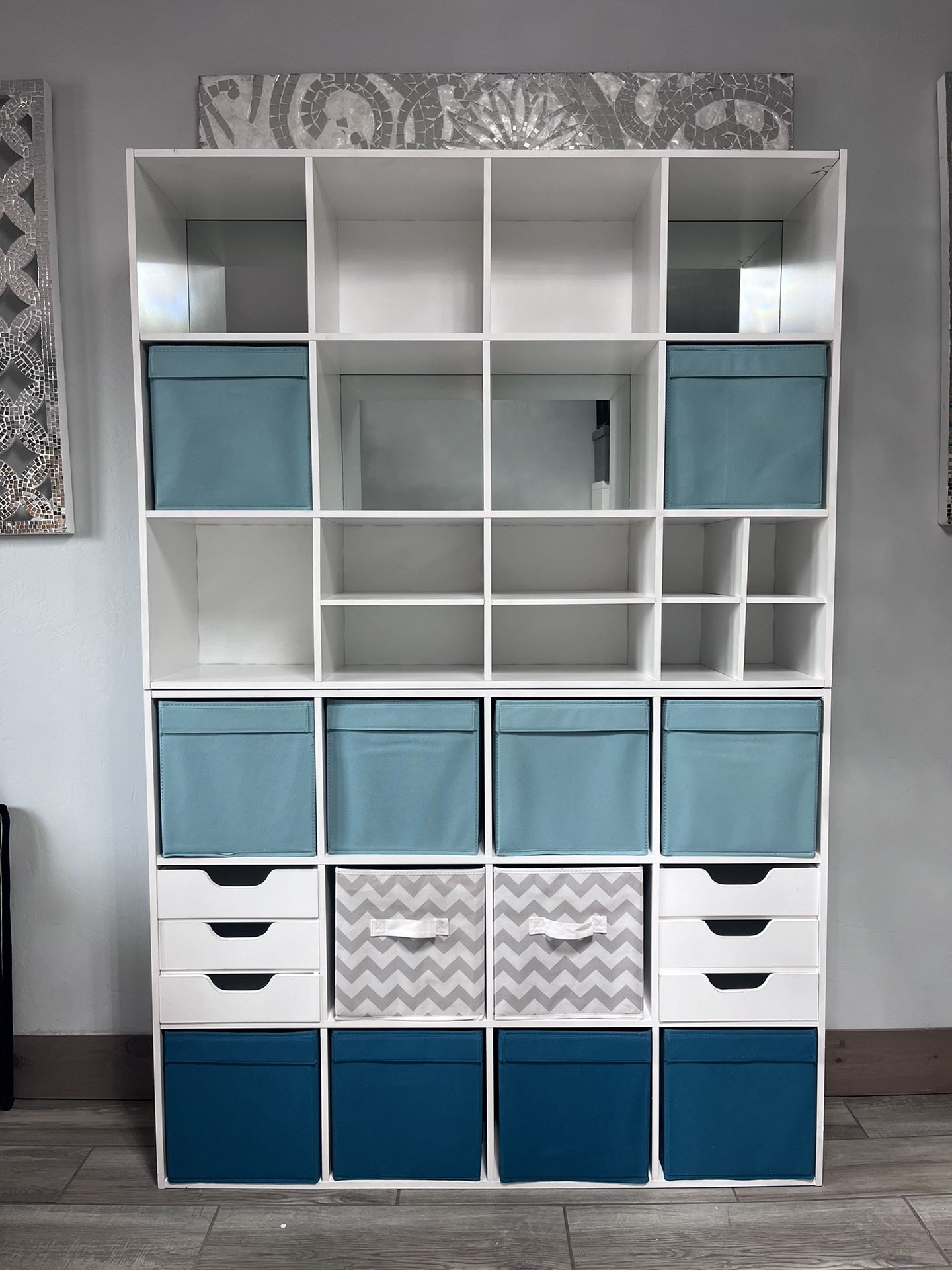 Craft Office Storage Organizer Cube Shelf